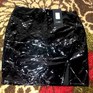 Vinyl Mini Skirt